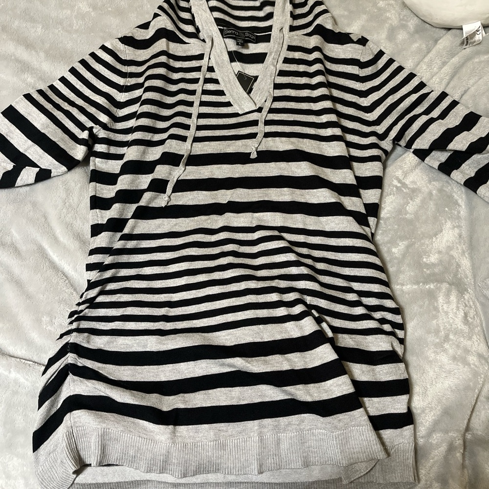 Striped Hoodie Sweater